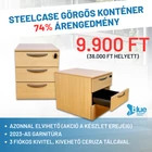 Kép 1/6 - Steelcase görgős konténer TT-06